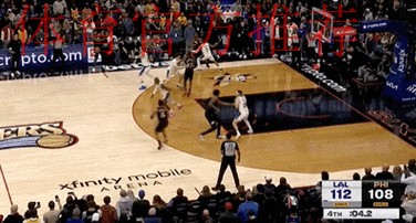 詹姆斯末节连得10分+致命抢断，湖人112-108险胜76人，40岁传奇再创历史纪录